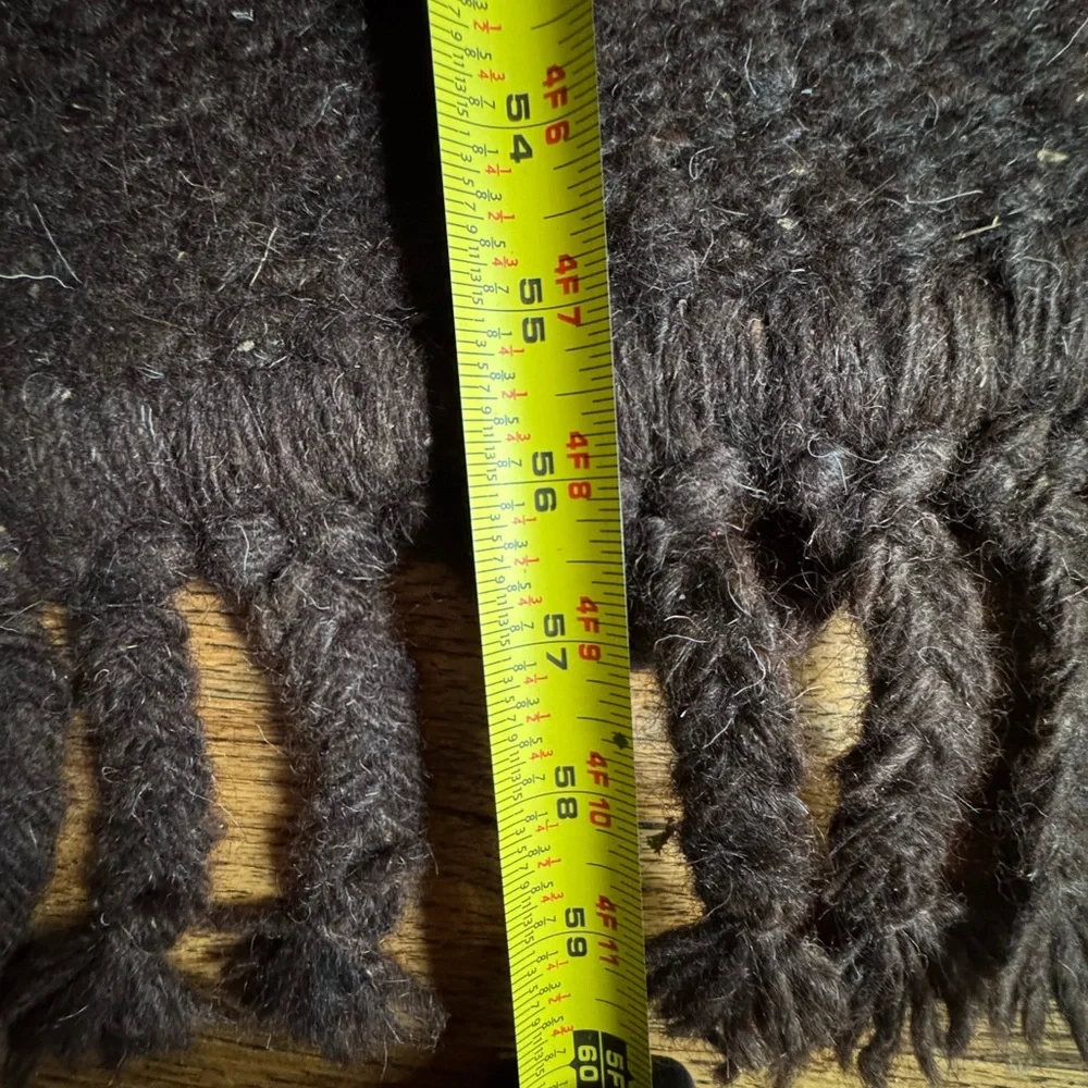 Hand Made Woven Brown Earth Tone Rug - 33x60